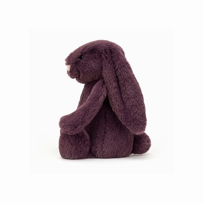 Jellycat Bashful Plum Bunny New Zealand | ZFNXJ7369